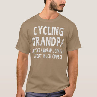 T-shirt Cadeaux de Fête des pères grand-père de vélo grand