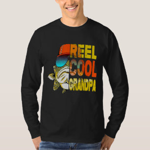T-shirt Cadeaux de fête des pères - Pêche Reel Cool grand-
