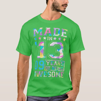 T-shirt Cadeaux De Fille De 9 Ans Pour La 9E Fête D'Annive