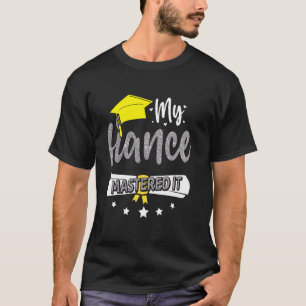T-shirt Cadeaux de fin d'études de master pour fiancé