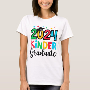 T-shirt Cadeaux de fin d'études de maternelle 2024 pour di