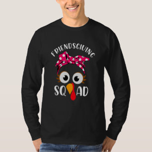T-shirt Cadeaux de Friendsgiving Squad Bonne Action de Grâ