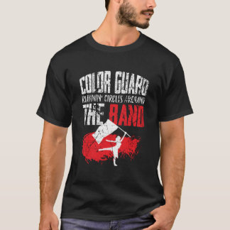 T-shirt Cadeaux De Garde De Couleur Courant Cercles Autour