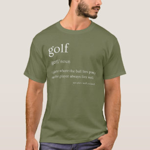 T-shirt Cadeaux de golf pour hommes, Chemise papa de golf
