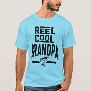T-shirt Cadeaux de grand-père Cool Mens Reel