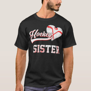 T-shirt Cadeaux de joueur de hockey de famille Soeur de ho