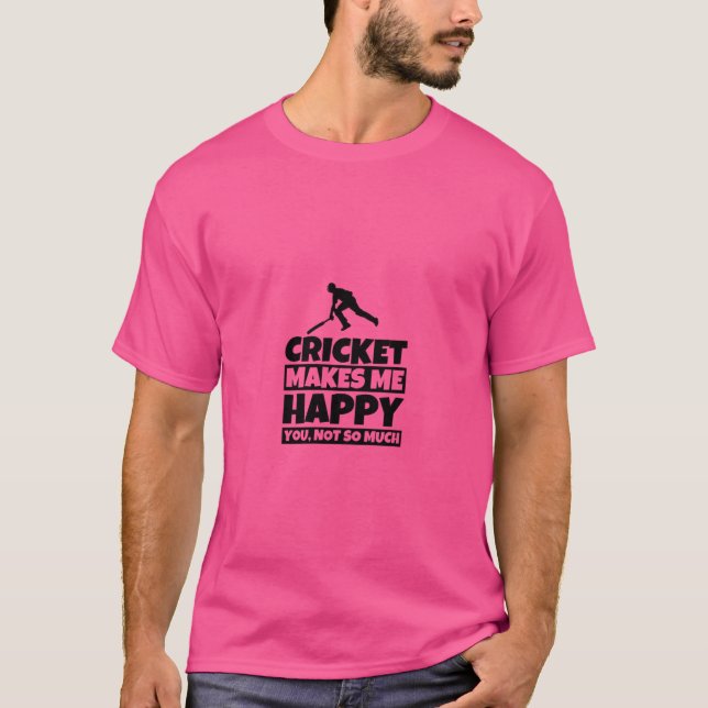 T-shirt Cadeaux de joueurs de cricket - Drôle Humour sport (Devant)