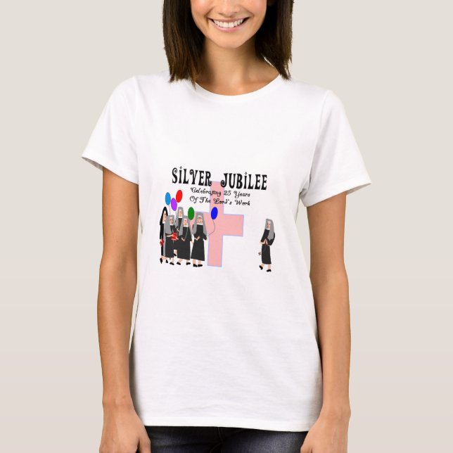 T-shirt Cadeaux de jubilé d'argent des soeurs (Devant)