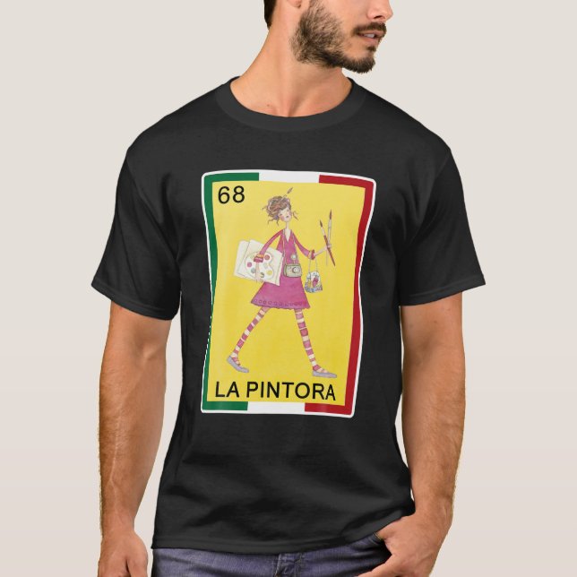 T-shirt Cadeaux De Loterie Pour Femmes Loterie Mexicaine B (Devant)