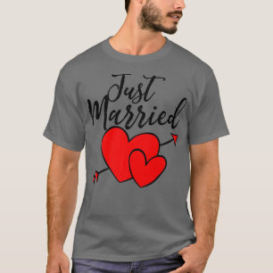 T-shirt Cadeaux de lune de miel Cute Just Married pour mar