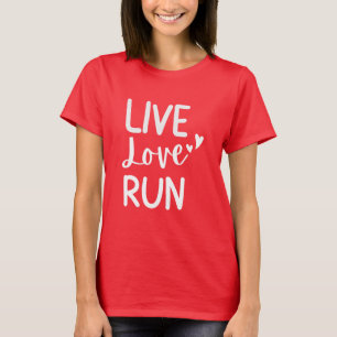 T-shirt Cadeaux de marathon de la Saint Valentin pour cour