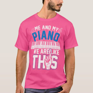 T-shirt Cadeaux de musique d'instrument de musique Pianist