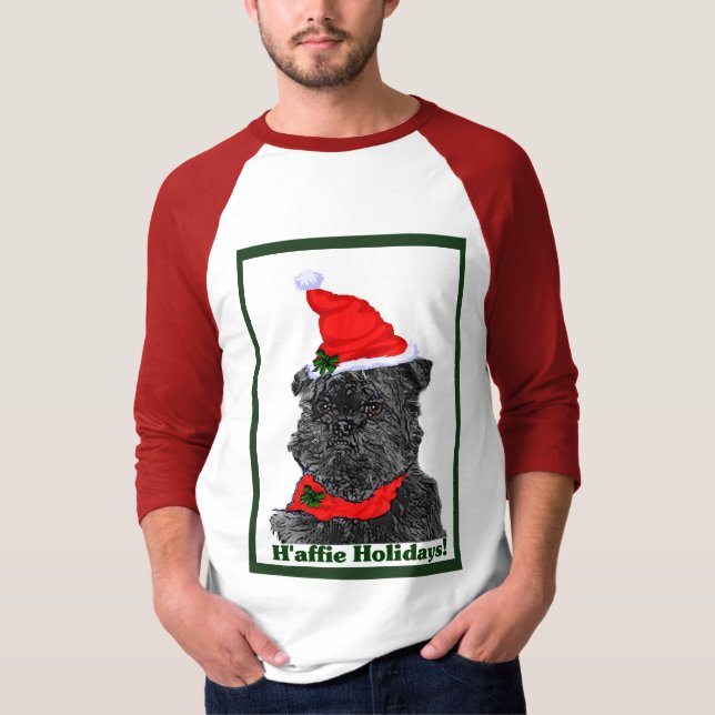 T-shirt Cadeaux de Noël Affenpinscher (Devant)