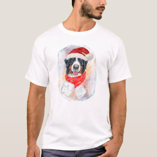 T-shirt Cadeaux De Noël Bernese Mountain Pour Amoureux de 