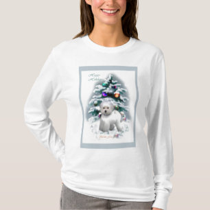 T-shirt Cadeaux de Noël Bichon Frise