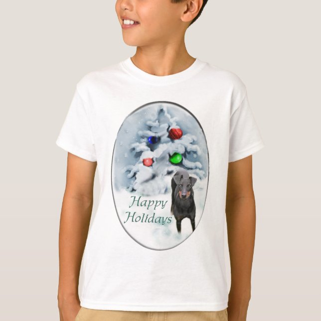 T-shirt Cadeaux de Noël de Manchester Terrier (Devant)