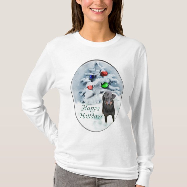 T-shirt Cadeaux de Noël de Manchester Terrier (Devant)