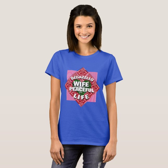 T-shirt Cadeaux de Noël FEMME BÉDAZZLED VIE PACIFIQUE (Devant entier)