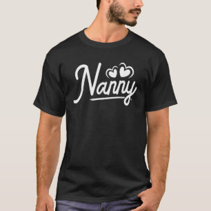 T-shirt Cadeaux de nounou de petits-enfants Nannys pour fe