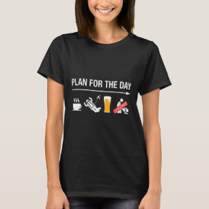 T-shirt Cadeaux de parachutisme pour hommes femmes café Pa