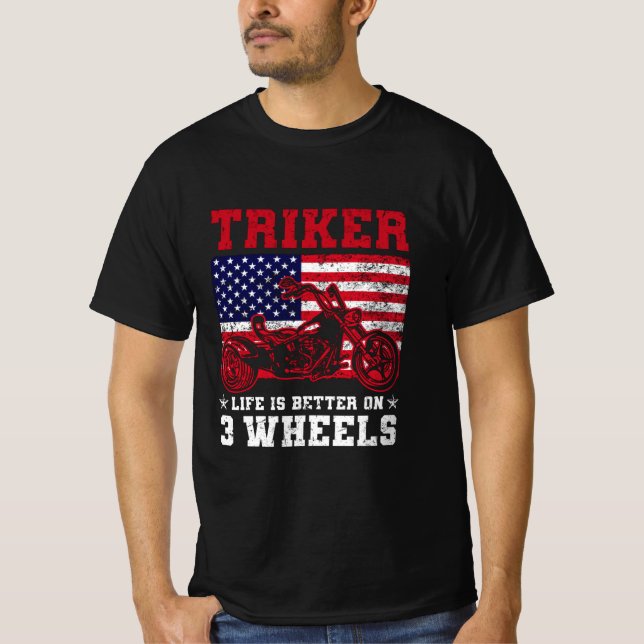 T-shirt Cadeaux de randonnée | Trike Triker Triker Vélo (Devant)