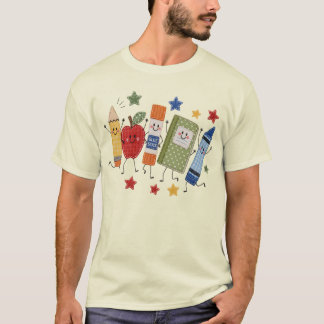 T-shirt Cadeaux de rentrée scolaire Patch Faux Mignon Four