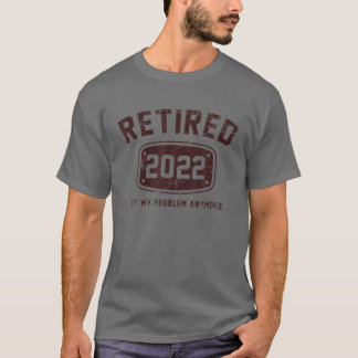 T-shirt Cadeaux De Retraite 2022 vintages Pour Les Femmes