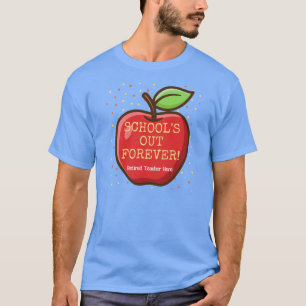 T-shirt Cadeaux de retraite. Apple pour l'enseignant