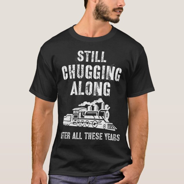T-shirt Cadeaux De Retraite De Grand-Père Pour Le Train Mo (Devant)