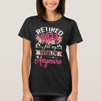 T-shirt Cadeaux De Retraite Pour Femmes 2023 Retraité 202