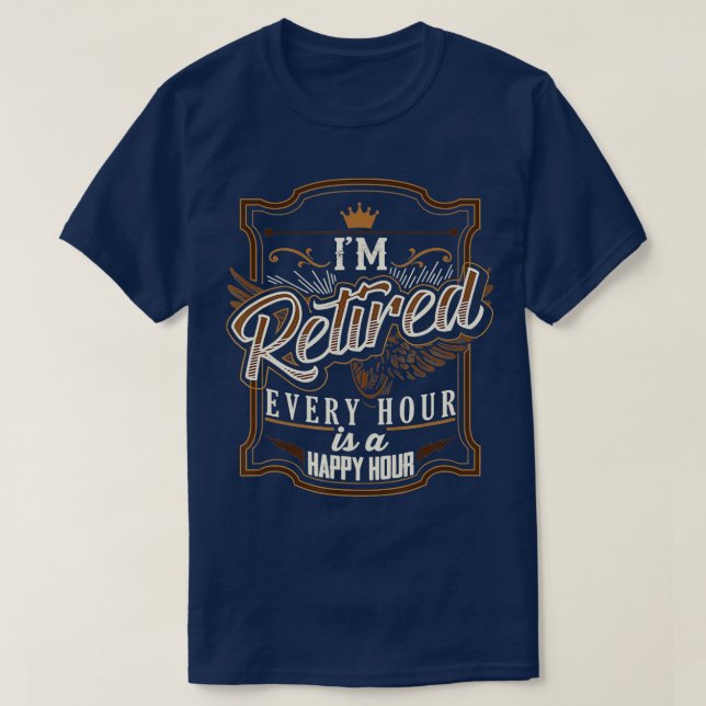 T-shirt Cadeaux de retraite pour hommes Drôle Je suis retr (Design devant)