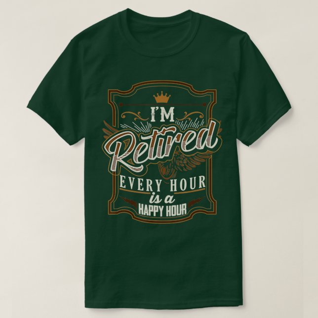T-shirt Cadeaux de retraite pour hommes Drôle Je suis retr (Design devant)