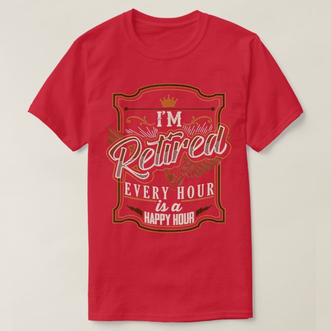 T-shirt Cadeaux de retraite pour hommes Drôle Je suis retr (Design devant)
