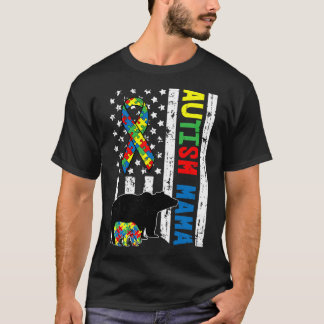 T-shirt Cadeaux de sensibilisation à l'autisme pour la fam