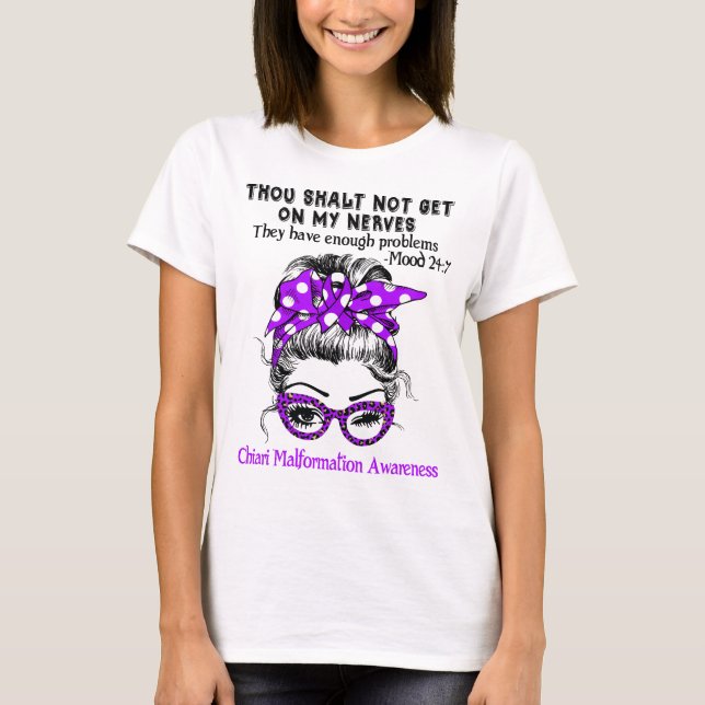 T-shirt Cadeaux de soutien au ruban de sensibilisation à l (Devant)