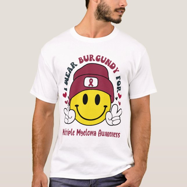 T-shirt Cadeaux de soutien au ruban de sensibilisation au  (Devant)