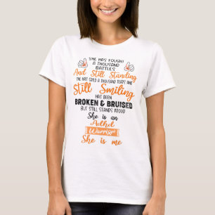 T-shirt Cadeaux de soutien au ruban de sensibilisation au 