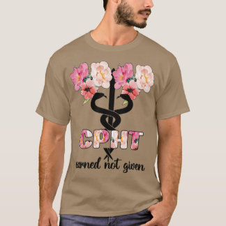 T-shirt Cadeaux de technicien en pharmacie certifié CPhT 1