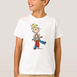 T-shirt Cadeaux de travailleur du bâtiment avec marteau-pi