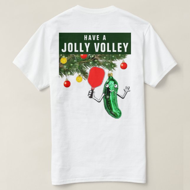T-shirt Cadeaux de vacances de Pickleball (Design dos)