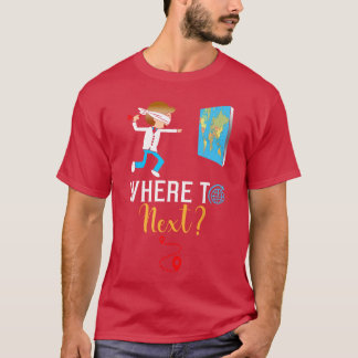 T-shirt Cadeaux de voyageur mondial pour voyageurs interna