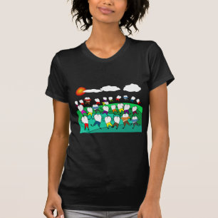 T-shirt Cadeaux dentaires lunatiques d'art de dent