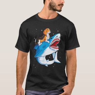 T-shirt Cadeaux d'espace pour amoureux de chiens Beagle Ri