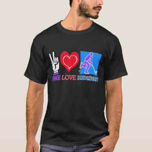 T-SHIRT CADEAUX D'HOCKEY D'AMOUR DE PAIX