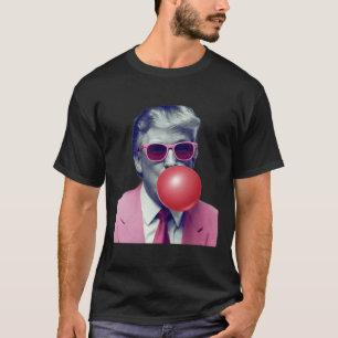 T-shirt Cadeaux drôles de bubble gum Trump Yum