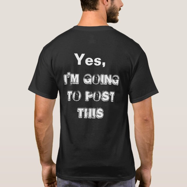 T-shirt Cadeaux drôles de papa de nouvelles sociales de (Dos)