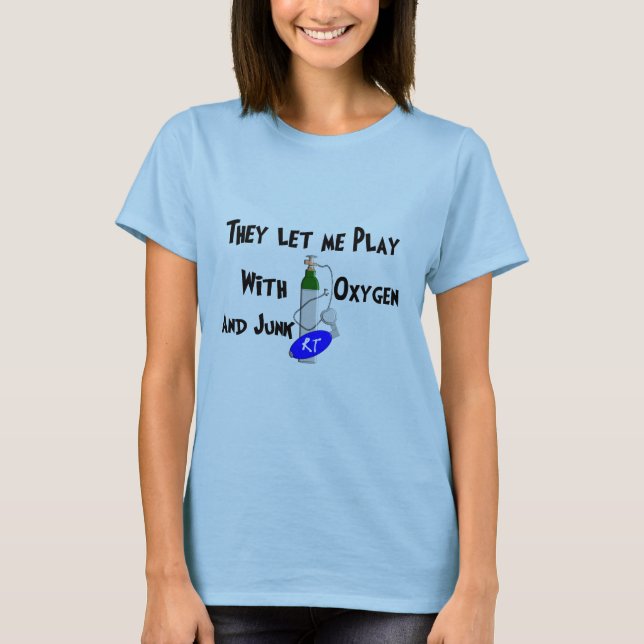 T-shirt Cadeaux drôles de thérapeute respiratoire (Devant)