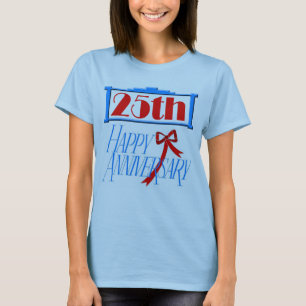 T-shirt Cadeaux du 25e anniversaire du Mariage