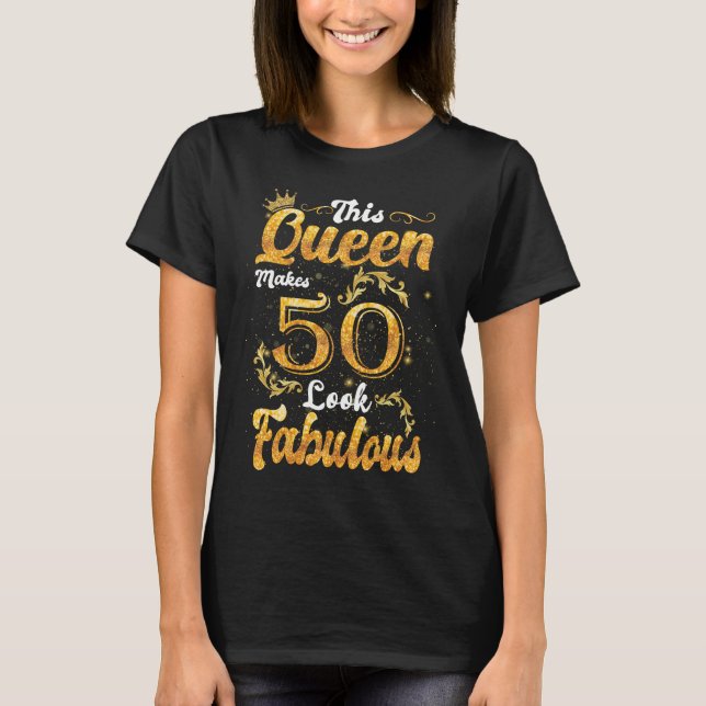 T-shirt Cadeaux du 50e anniversaire femmes (Devant)
