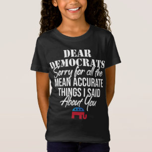 T-Shirt Cadeaux du Parti Démocrate Sarcastique